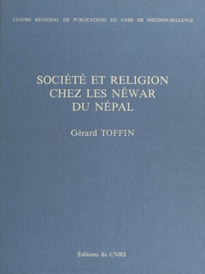 cover image of Société et religion chez les Néwar du Népal